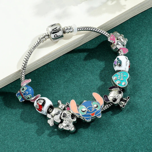 Stitch Customizable Charm Bracelet