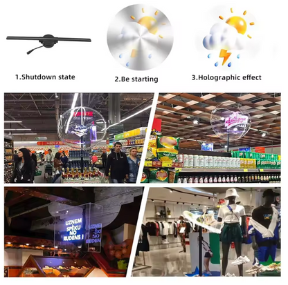 3D Customizable Holographic Fan